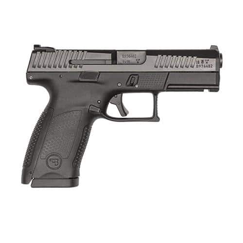 CZ P-10 C 9mm Luger 10rd Magazine 4" Barrel Black Reversible Magazine Catch
