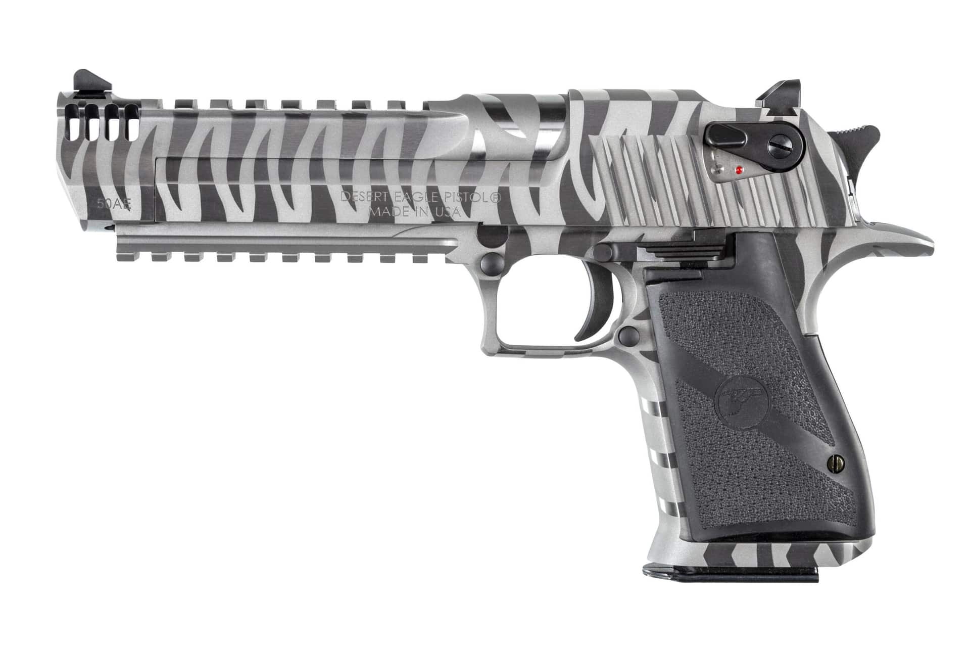 Magnum Research White Tiger Stripe .50 AE 7rds 6" BBL