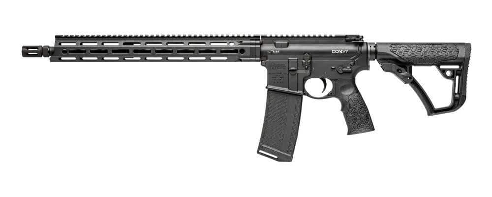 Daniel Defense DDM4V7 Rifle 5.56mm Nato DD Magazine 16" Barrel M-LOK Rail Black CA Compliant