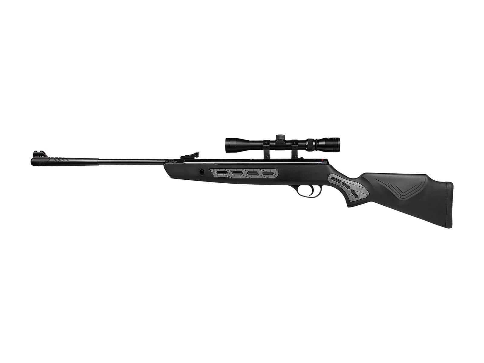 Hatsan 1000S Spring Striker Combo Air Rifle - Black Syn Optima 3-9x32 Scope .22 cal 1000 fps