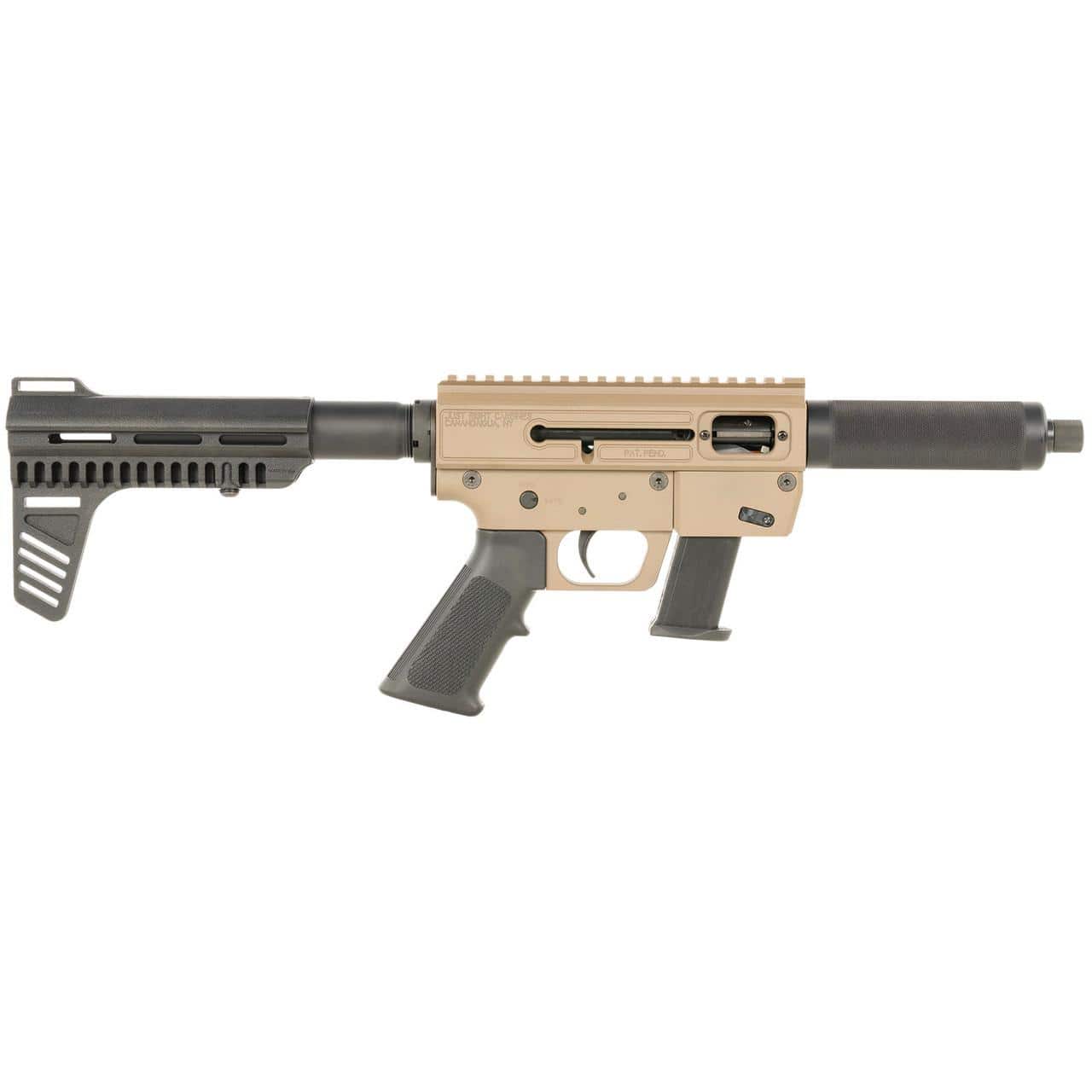 JRC Spark Survival System 9mm Luger 15rd Glock Magazine 6.5" & 17" Barrels Brace FDE Bag