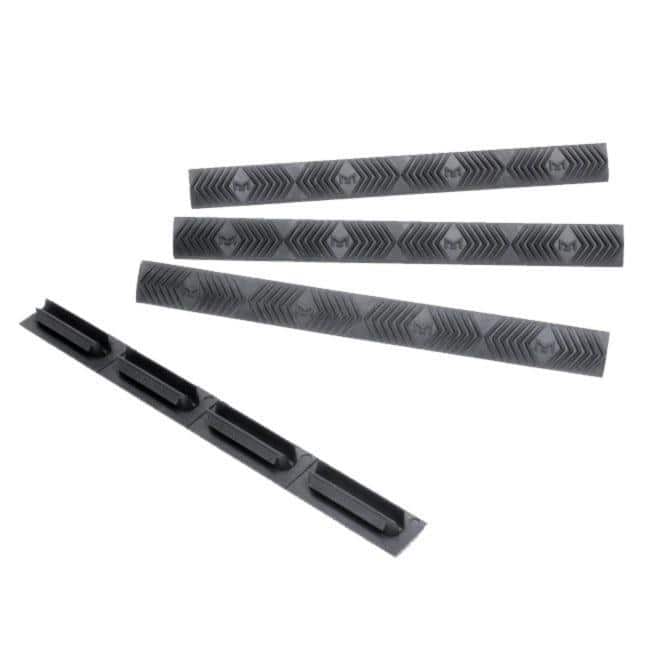 Ergo Modular Wedgelok Rail Covers Graphite Grey 4/ct