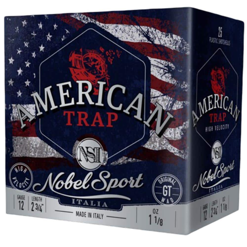 Noble NSI Target Nobel Speed Shotshell 12 ga 2-3/4" 1-1/8 oz 1300 fps #8 25/ct
