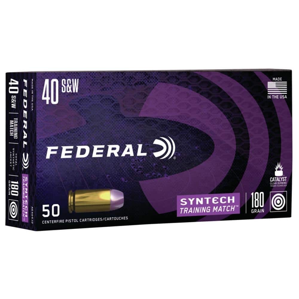 40 S&W 180 GR TRAINING MATCH (TSJ)