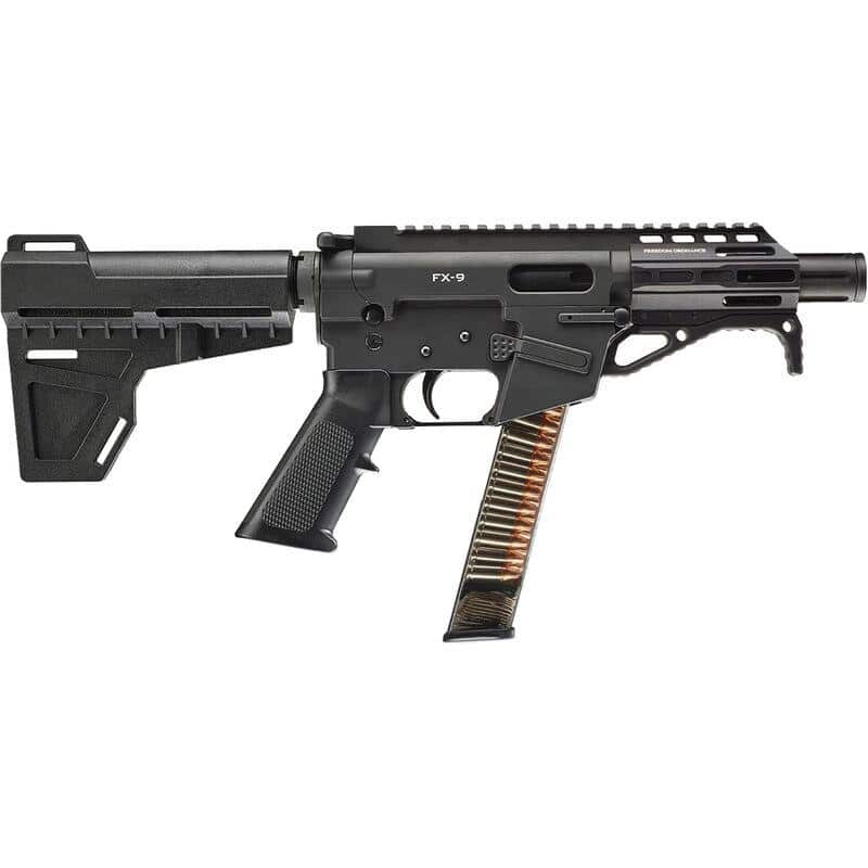Freedom Ordnance FX-9 AR Style Handgun 9mm Luger 31/rd Magazine 4" Pistol uses Glock Style Mags