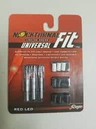 Nockturnal Universal Lighted Nocks Size Red