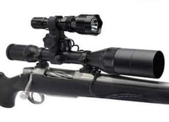 Cyclops Varmint Light Kit - Gun Mounted Red/Green LED / 250 Lumen / Rechargeable