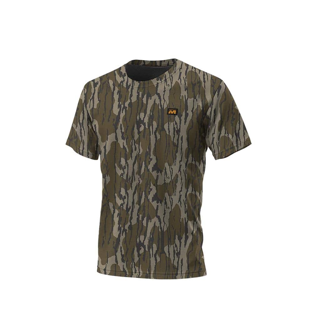 Muddy DV8 Ambush Lightweight Short Sleeve Shirt Mossy Oak Bottomland L