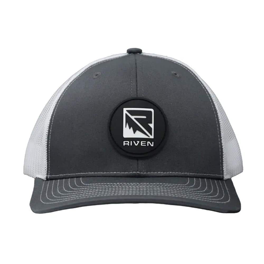 Riven Logo Patch Hat Grey/White