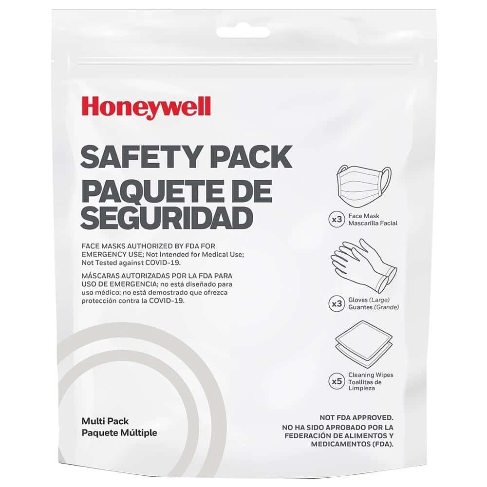 Howard Leight Safety Multi Pack PPE Kit Face Mask (3) Gloves (3) & Cleansing Wipes (5)