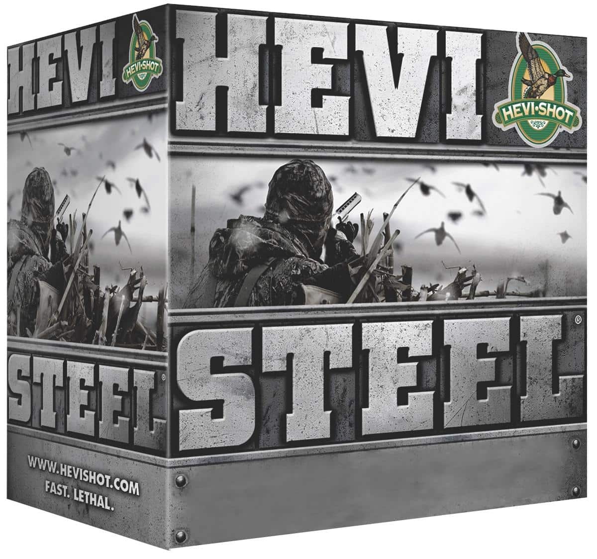 HEVI-Shot HEVI-Steel Shotshells 12 ga 3-1/2" 1-3/8 oz 1550 fps #4 25/rd