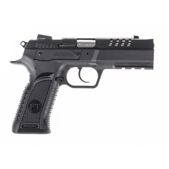 Tanfoglio Hexagon P Handgun 9mm Luger 17rd Magazine(2) 4.45" Compensated Barrel DA/SA