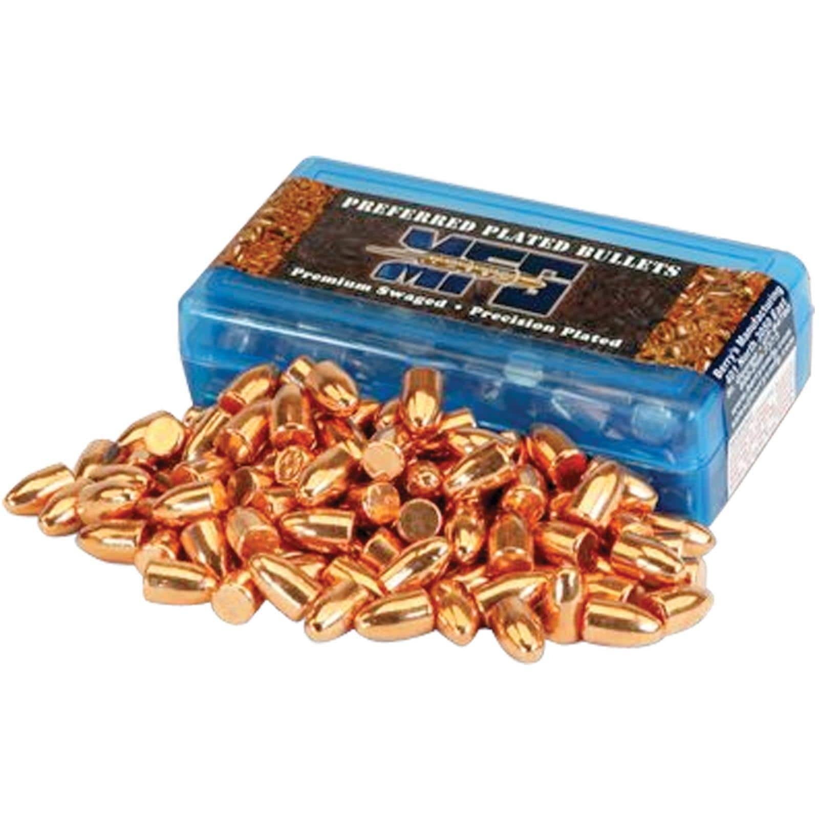 Berry's Preferred Plated Pistol Bullets .380 cal .356" 100 gr RNFB 250/ct