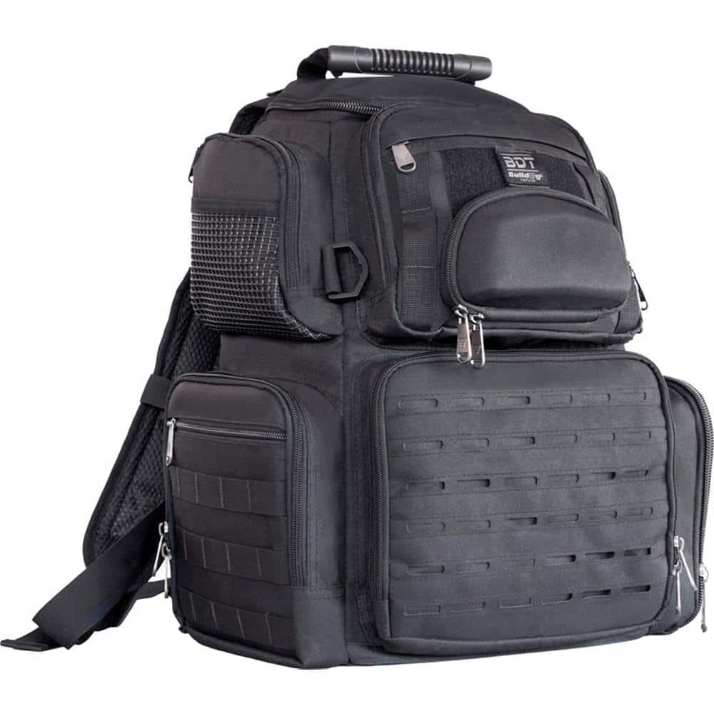 Bulldog Medium Tactical Range Handgun Backpack Black