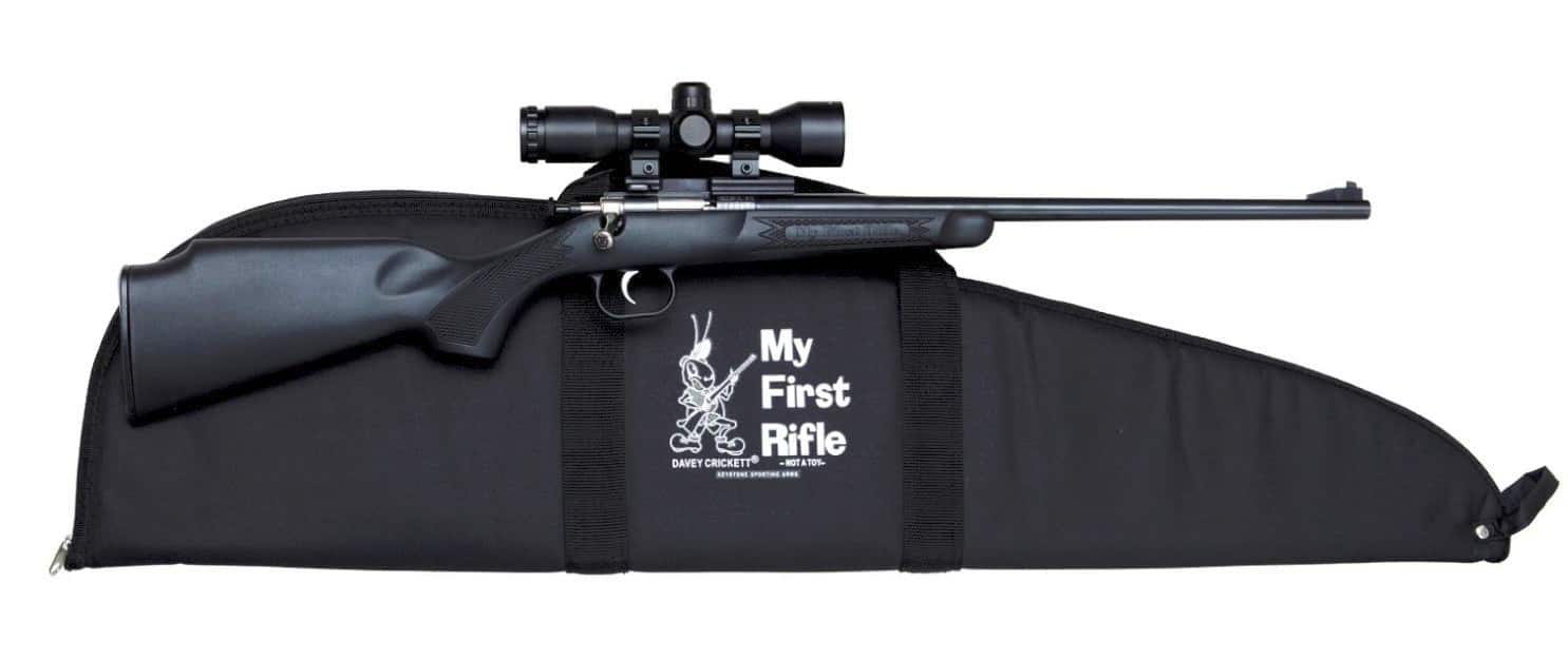 Keystone Synthetic .22LR Rifle w Scope Mount & Case