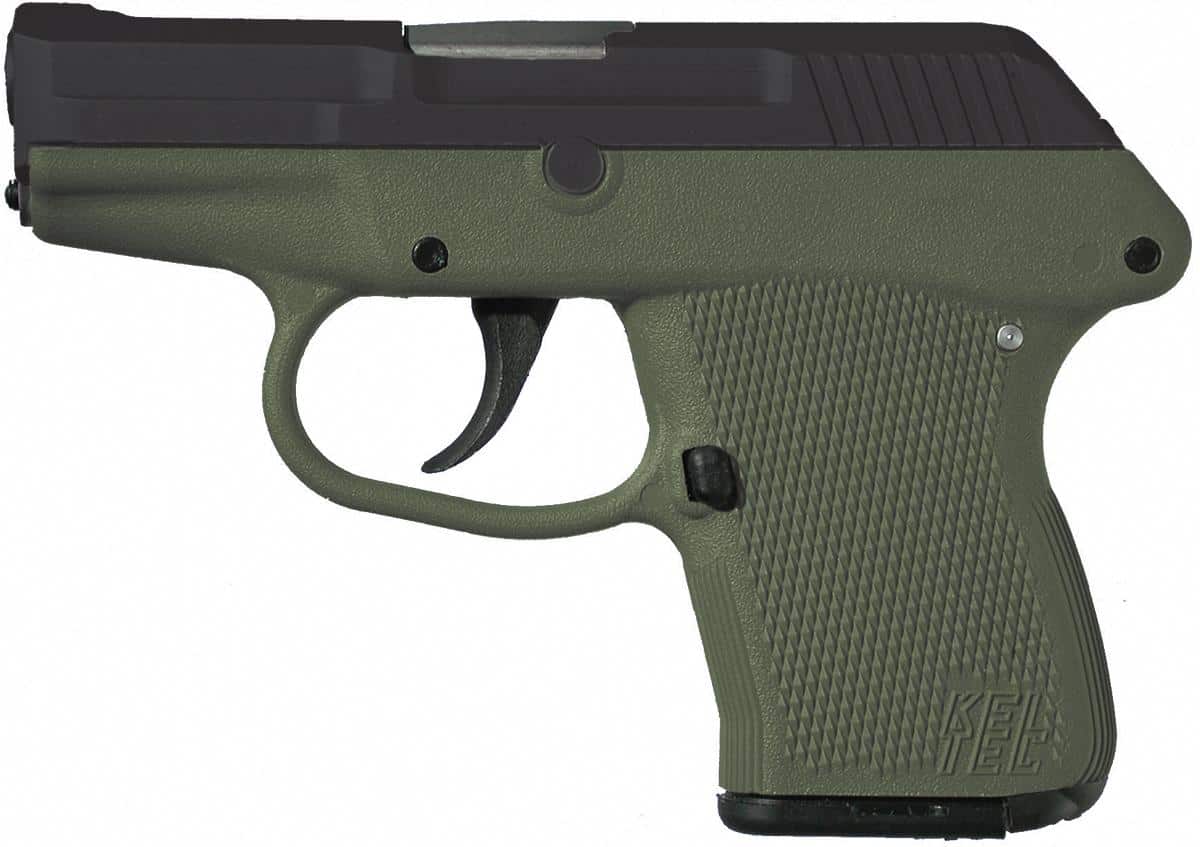 P32 .32CAL BLUED W/ GREEN GRIPS