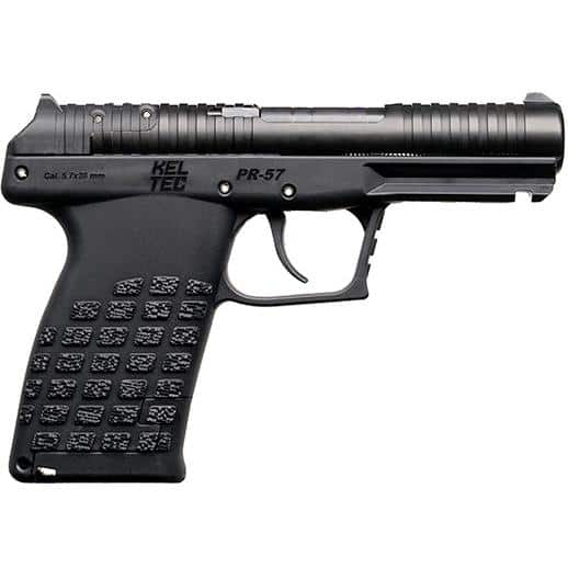 KelTec PR-5.7 Handgun 5.7x28mm 20rd Magazine(1) 4.64" Barrel Black Frame Stripper Clips Optic Plate