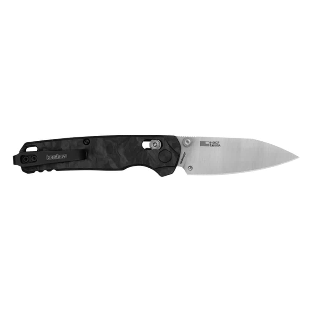 Kershaw Bel Air Folding Knife 3.1" Reverse Tanto Blade Carbon Fiber Black