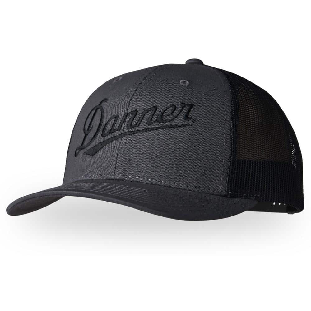 Danner Embroidered Trucker Hat Black