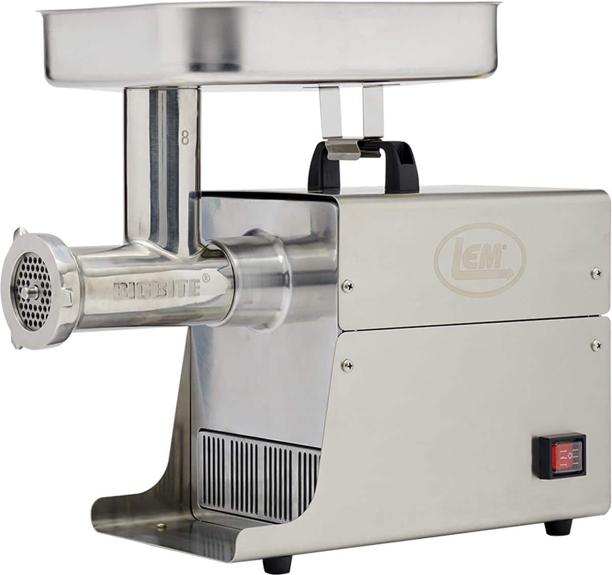 LEM Products #8 Big Bite Stainless Steel Electric Grinder