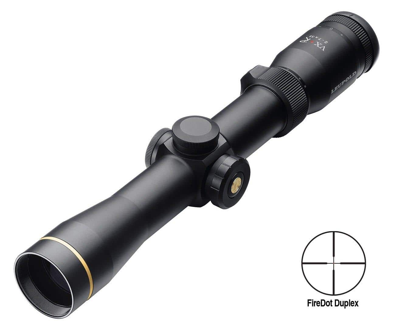 BLEMISHED Leupold VX-R Rifle Scope - 2-7x33mm Illum. FireDot Duplex 43.7-17.8' 4.2-3.7" Matte