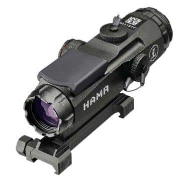 BLEMISHED Leupold Mark 4 HAMR Rifle Scope (Incl. Flat Top Mount) - 4x24mm CM-R2 Illum. Reticle Matte