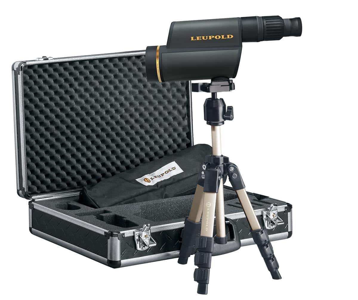 BLEMISHED Leupold GR 12-40x60mm HD Spotting Scope Kit Shadow Gray