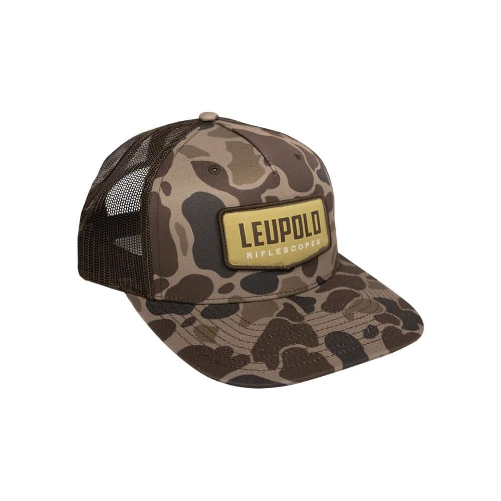 Leupold Riflescopes Duck Camo Trucker Cap Brown
