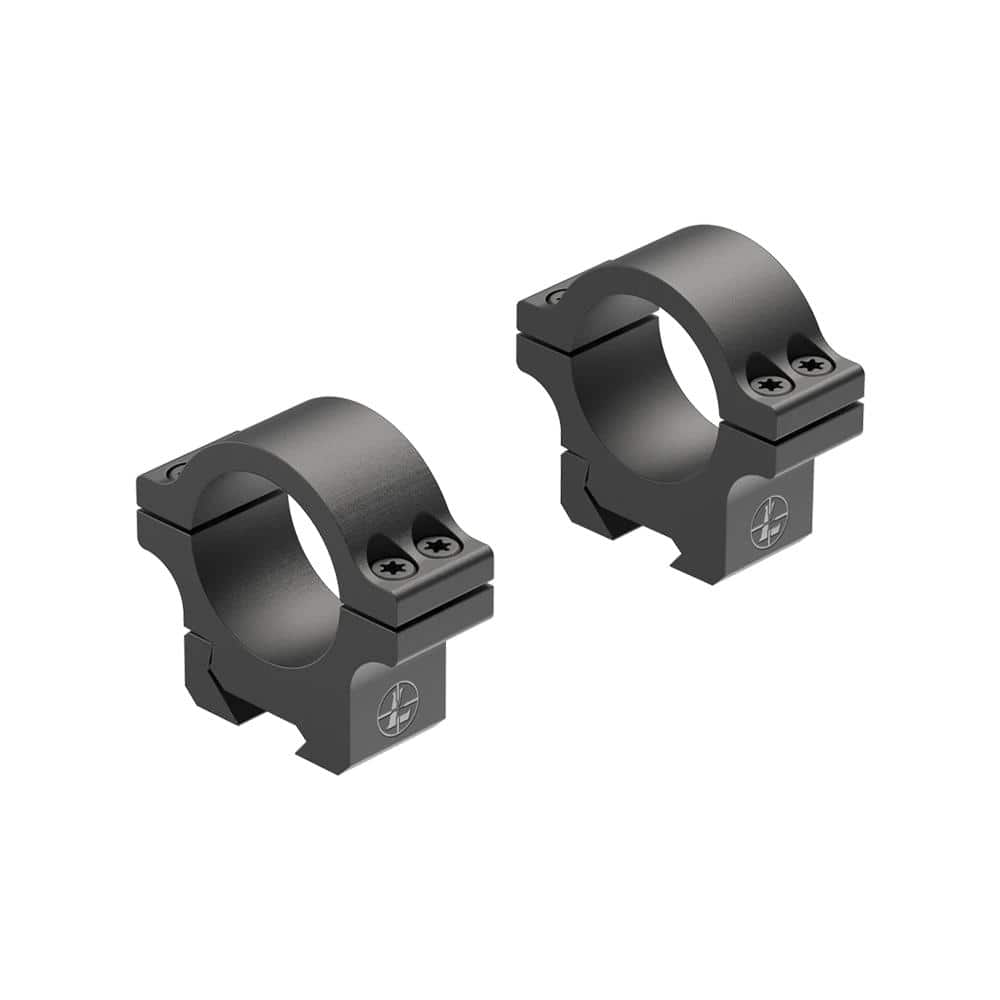 Leupold Open Range Rimfire Cross-Slot Rings 1" Medium Black