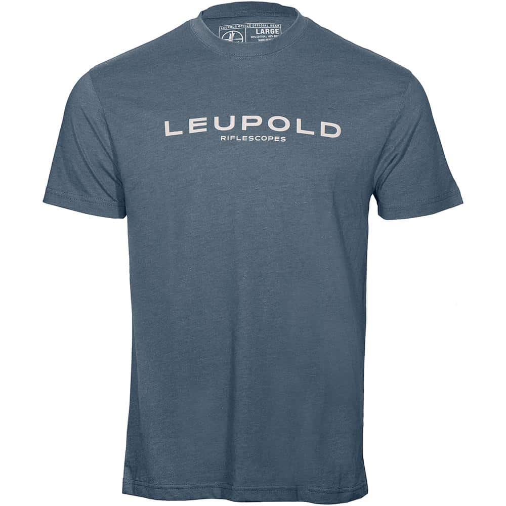 Leupold Riflescopes Short Sleeve Shirt Indigo 2XL