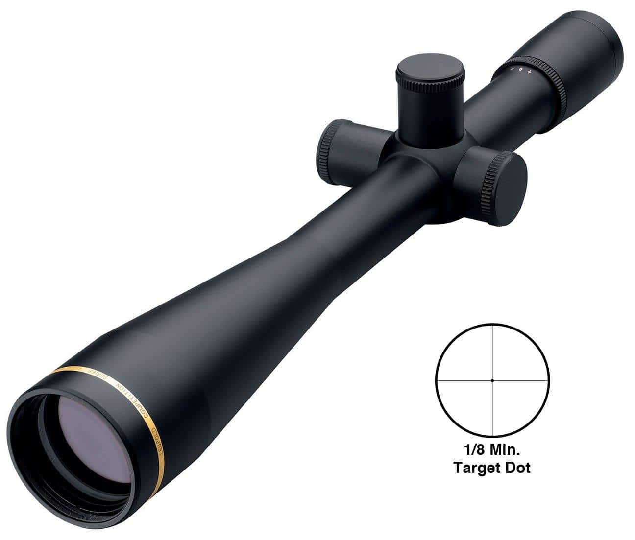 BLEMISHED Leupold Competition Series Rifle Scope - 40x45mm 1/8 min. Target Dot 2.7' 3.20" Matte