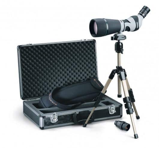 BLEMISHED Leupold Kenai 30x 25-60x80mm HD Angled Spotting Scope Kit - Gray/Black