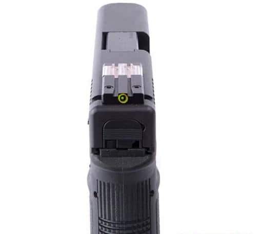 Meprolight FT Circle-Dot Rear Sight Fits Glock - Green