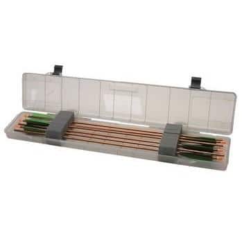 MTM Compact 18-24 Arrow Case 36.25"L x 7.5"W x 3"D Clear Smoke Black
