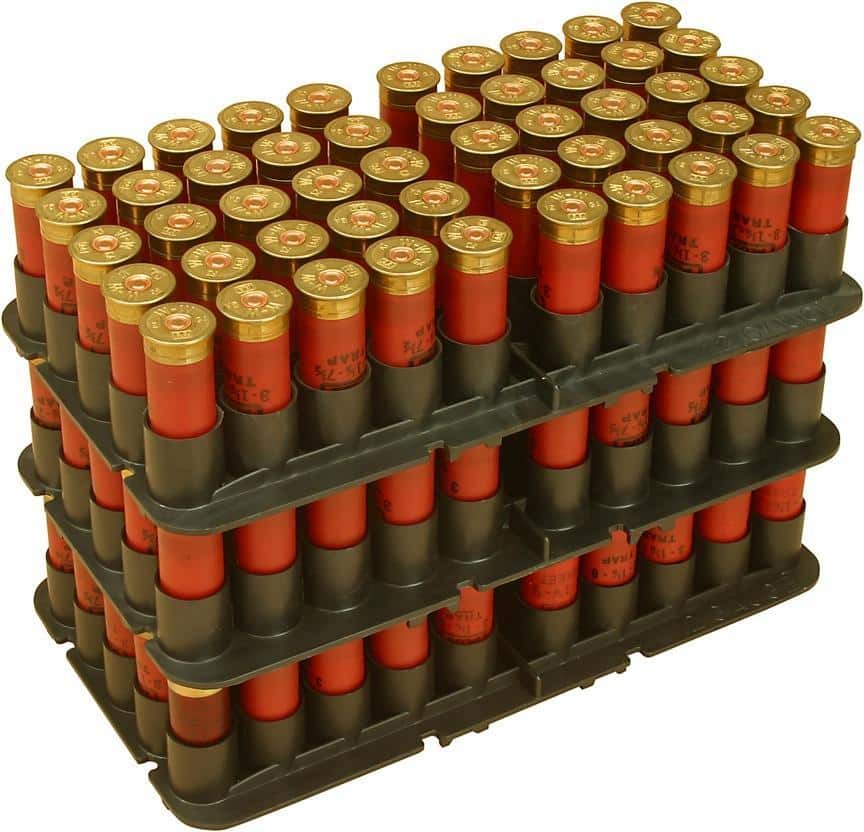 MTM Shotshell Tray 20 ga 50 Rounds Black