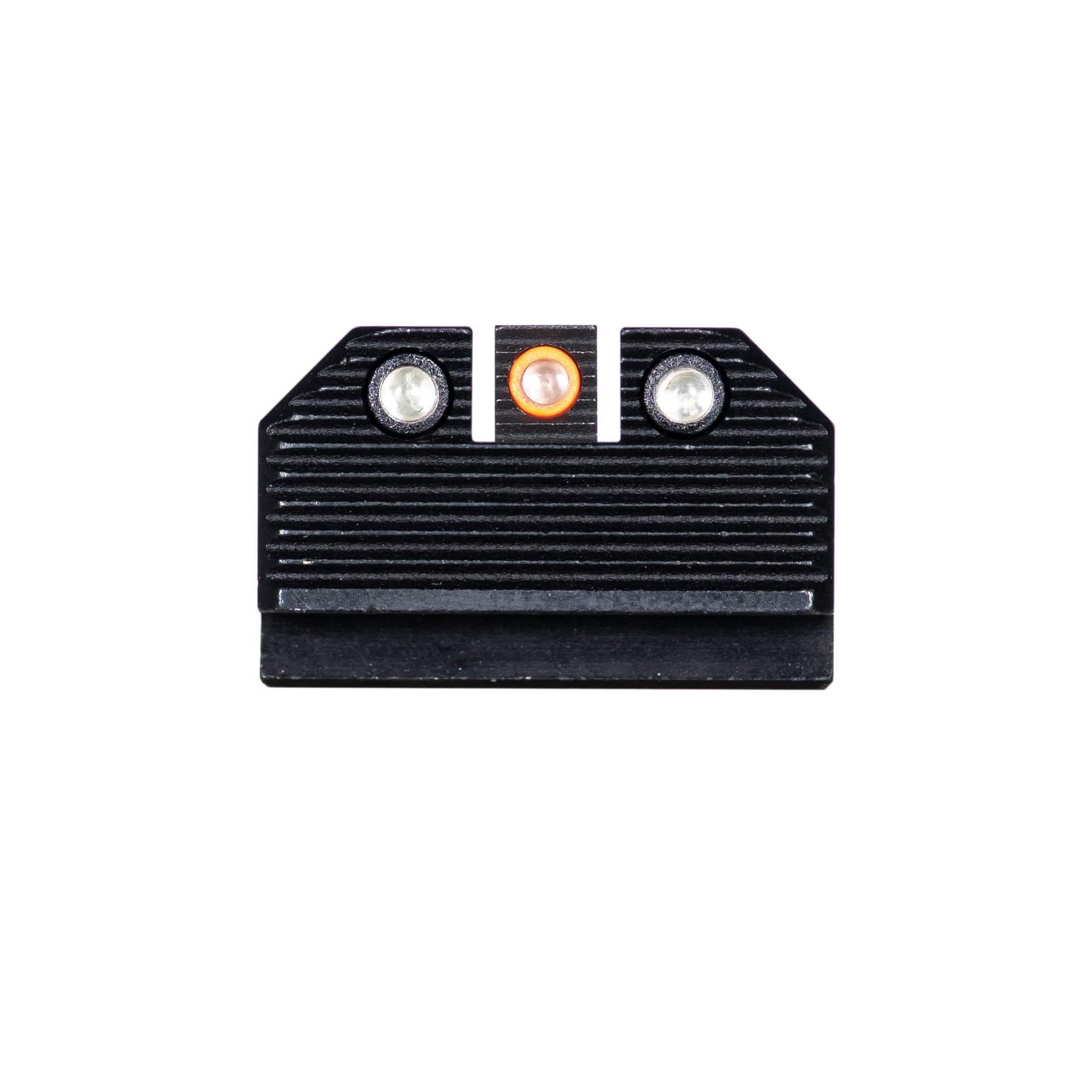 Night Fision Optics Ready Stealth Night Sight Set Orange Front Black Rear for Glock 43x MOS