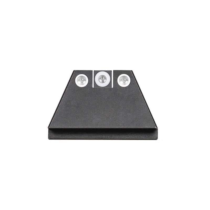 Night Fision Suppressor Height Night Sight Set White Front White Back for Glock