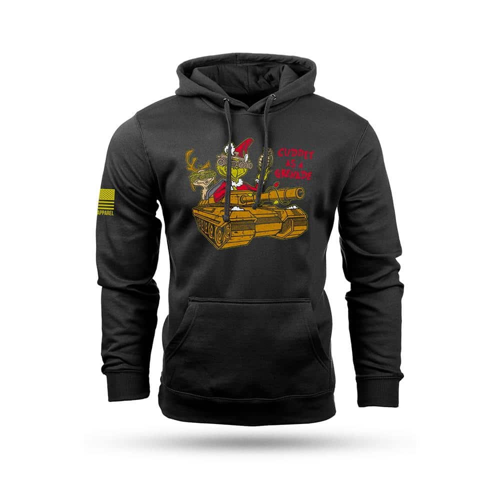 Nine Line Grinch Hooded Sweatshirt Black M