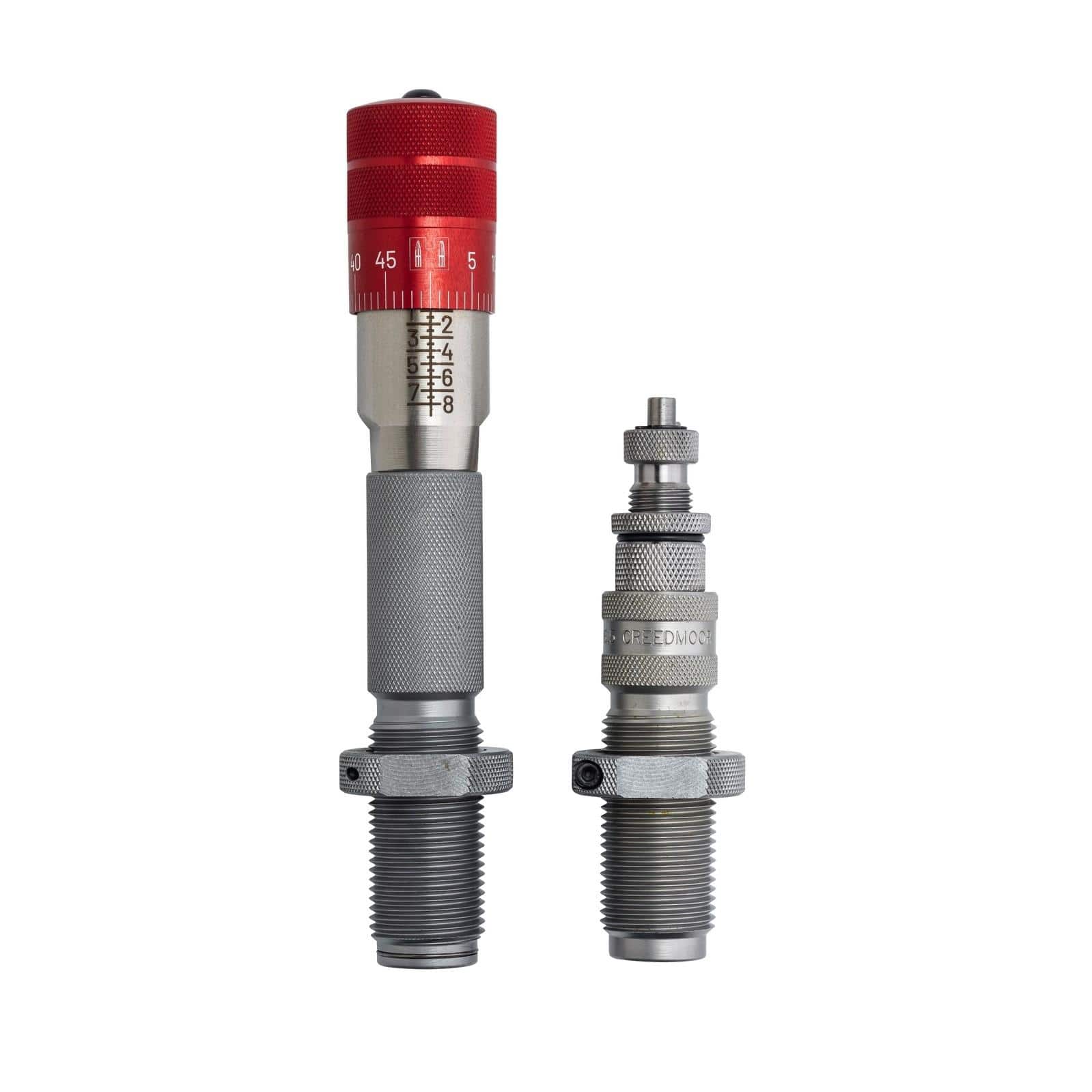 Hornady Match Grade Die Set with Click-Adjust Micrometer 22 CREEDMOOR .224"