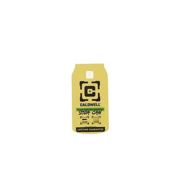 Caldwell AR500 1/4'' Rimfire/Handgun Soda Can Target Yellow