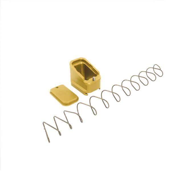 Shield Arms Magazine Extension +5/+4 for Glock 17/22/34/35/19X/45 Gold