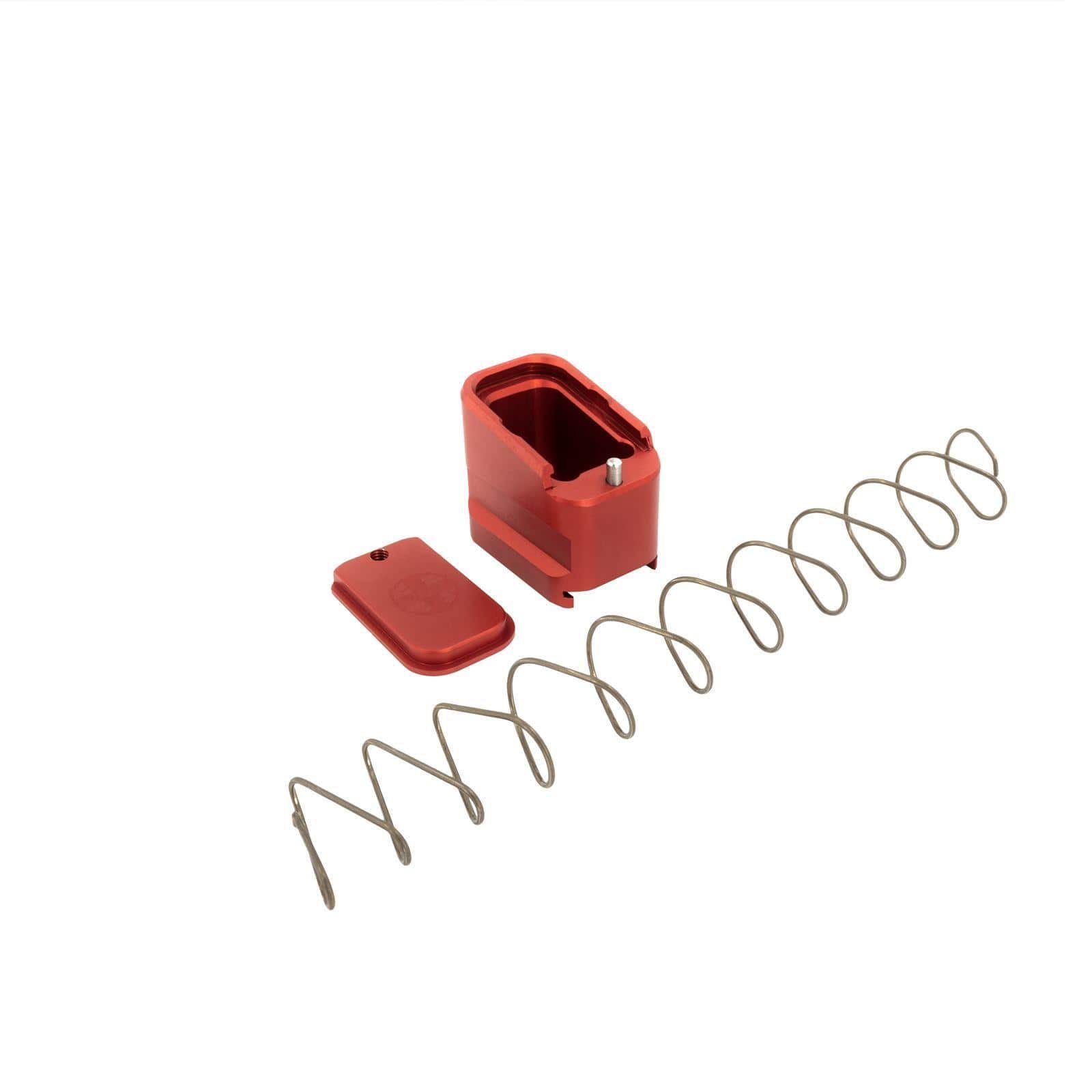 Shield Arms Handgun Magazine Extension +5/+4 for Glock 19/23 Red