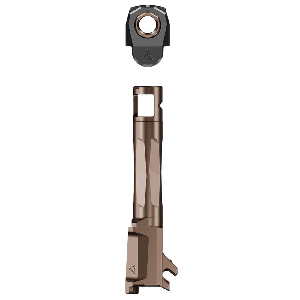Radian Weapons Afterburner and Ramjet Combo Barrel and Compensator for Sig Sauer P365 3.7" Bronze