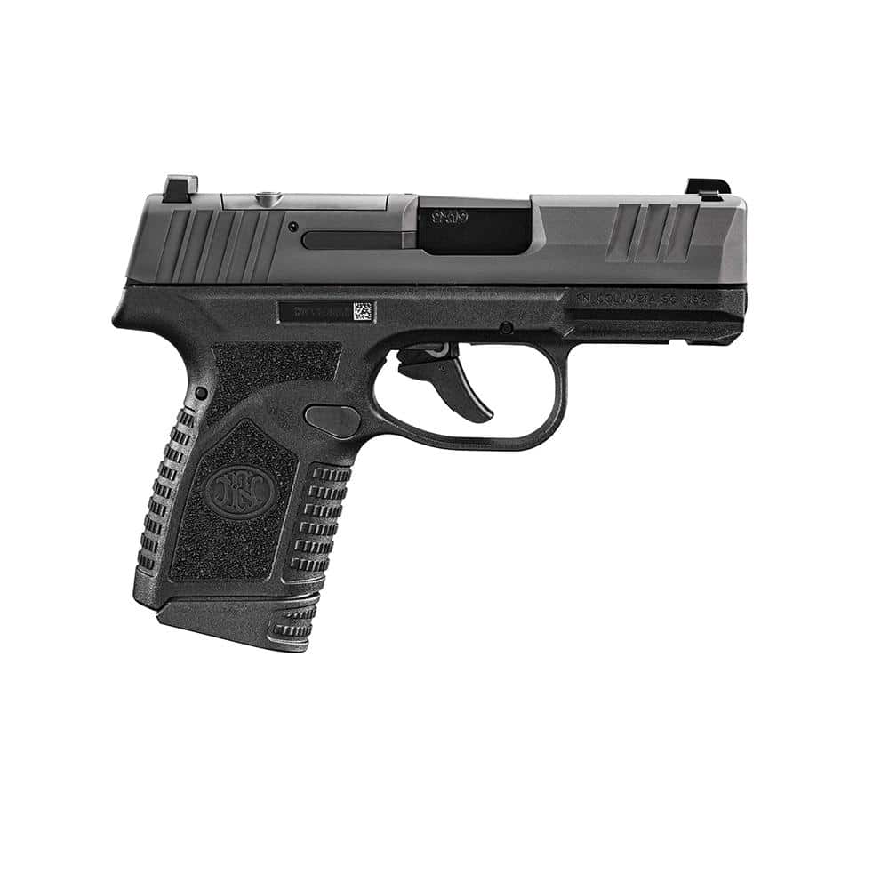 FN Reflex MRD Manual Safety Handgun 9mm Luger 10rd Magazines(2) 3.3" Barrel Black
