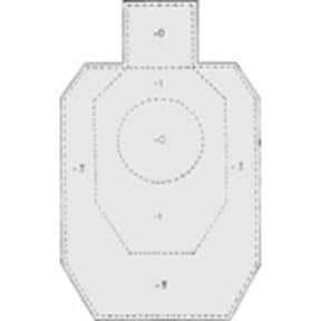 Speedwell Official IDPA Targets Paper Target 100/Pack