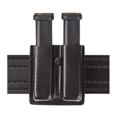 Safariland Slimline Open Top Double Magazine Pouch Size 5 for Glock 17/22 Black