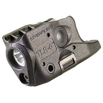 Streamlight TLR-6 Subcompact Tactical Light with Integrated Red Aiming Laser 2 CR1/3N Batteries GLOCK 26/27