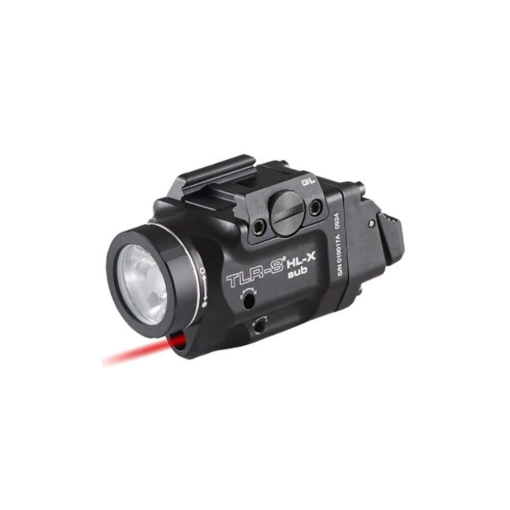 Streamlight TLR-8 HL-X Sub Handgun Weapon Light for SIG P365/XL Closed Rail Systems 1000 Lumens Black