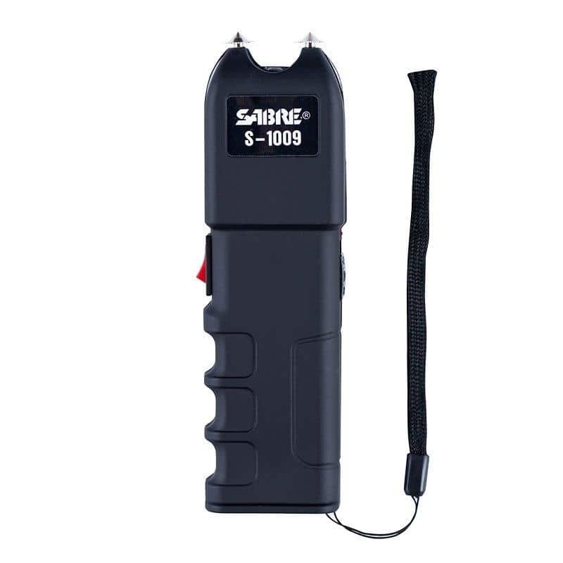 Sabre 2-in-1 Tactical Stun Gun with Anti-Grab Technology - 1.250 uC LED Flashlight