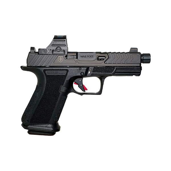 Shadow Systems MR920 War Poet Handgun 9mm Luger 15rd Magazines(2) 4.5" Fluted Threaded Barrel Black w/Holosun 507C